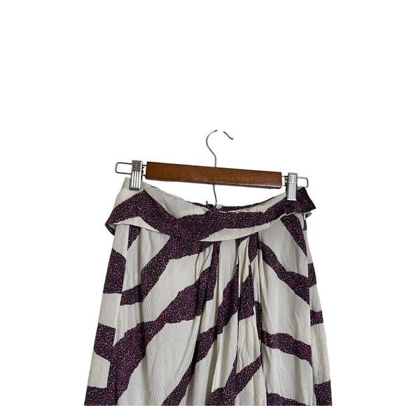 Isabel Marant Purple and White Midi Skirt - Picture 5 of 14